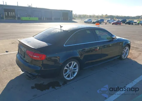 2014 Audi S4 3.0T Premium Plus from USA, damaged, VIN WAUDGAFL3EA064892